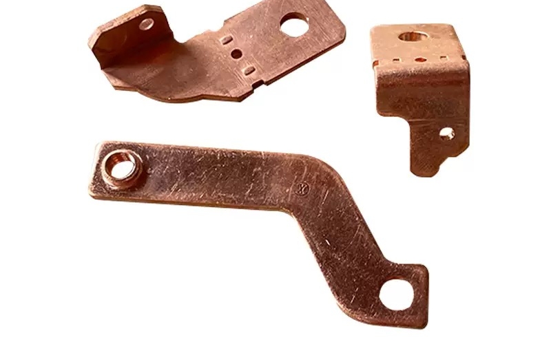 Purple copper stamping parts